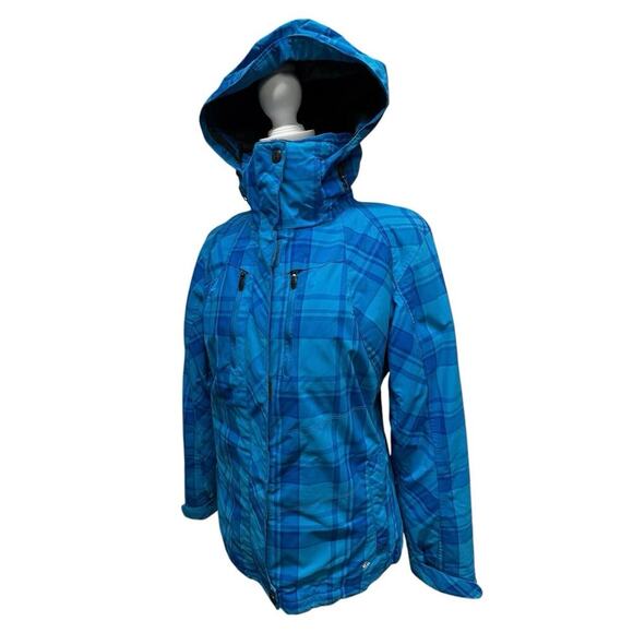 Columbia Blue Whirlibird™ V Interchange Jacket Zip Out Liner Venting Hood Size S - Picture 6 of 16